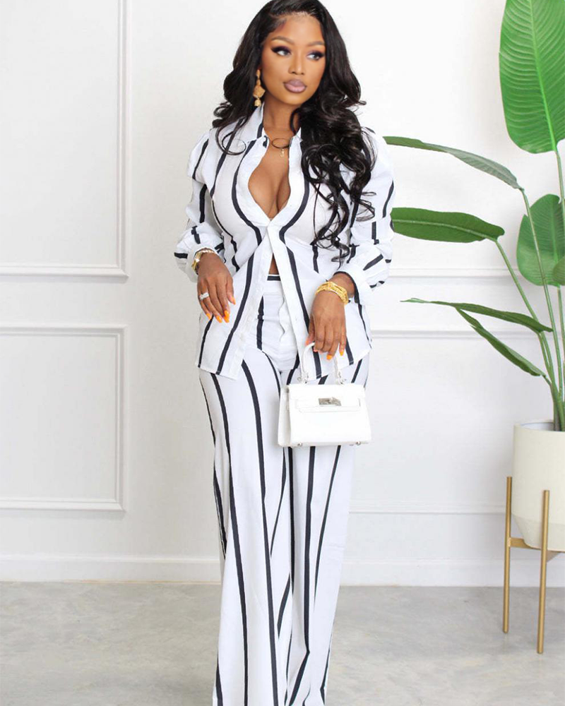 Carmila Pant Set White