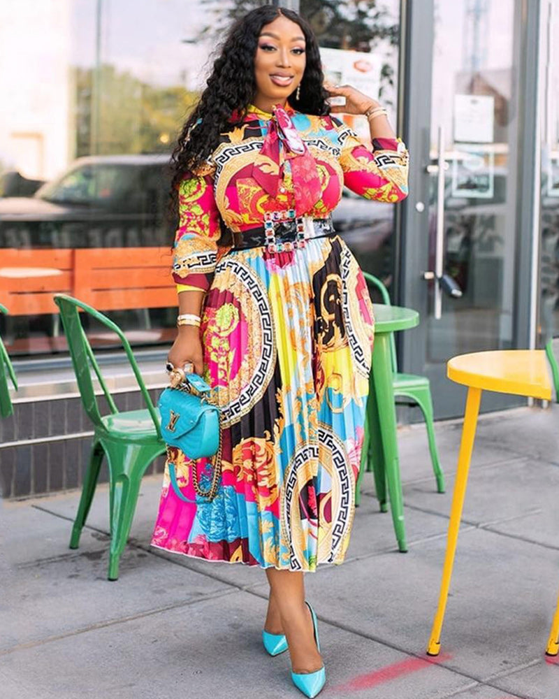 Passionate Heart Dress Multi Color