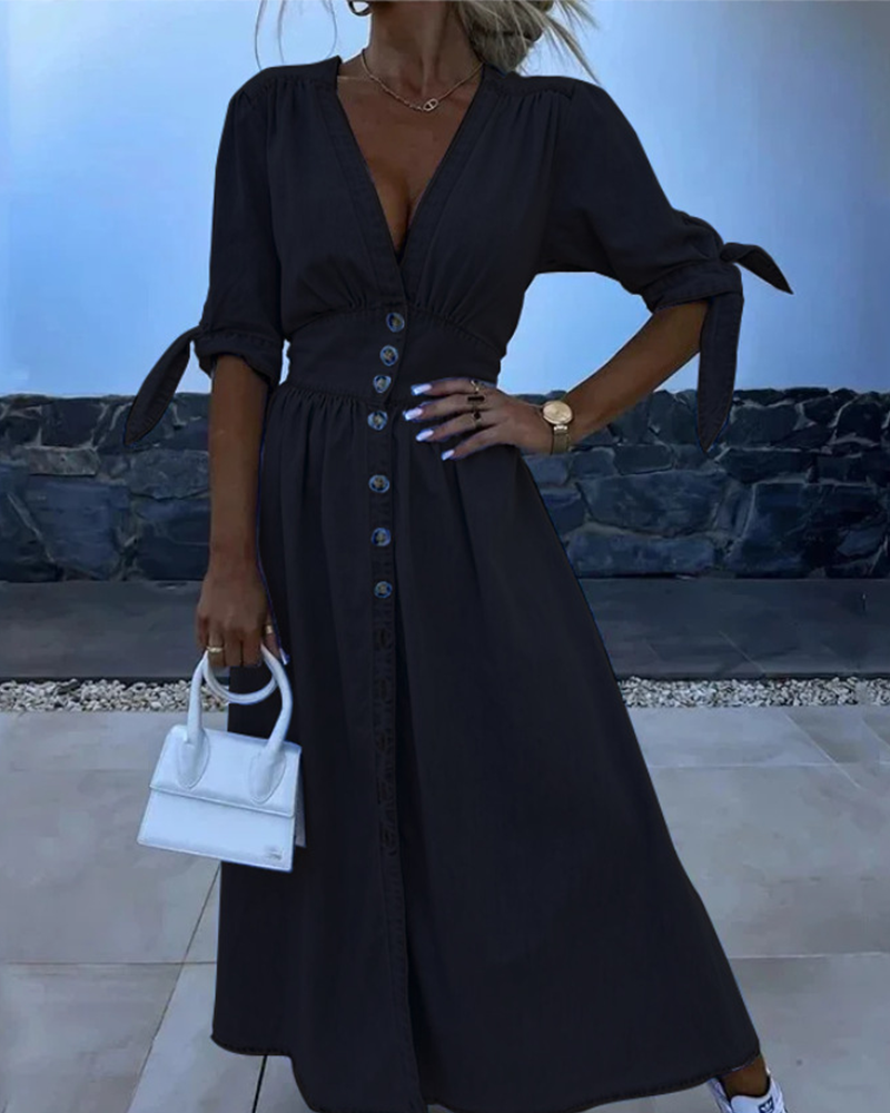 Better Behave Dress Cotton Black