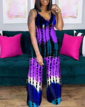 Vacation Is Calling Jumpsuit Purple