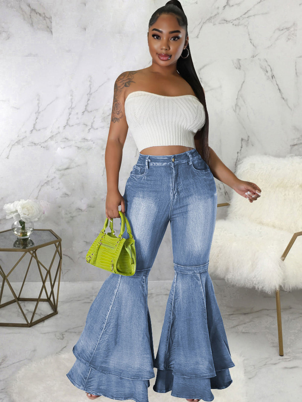 Bella Jeans LightDenimBlue