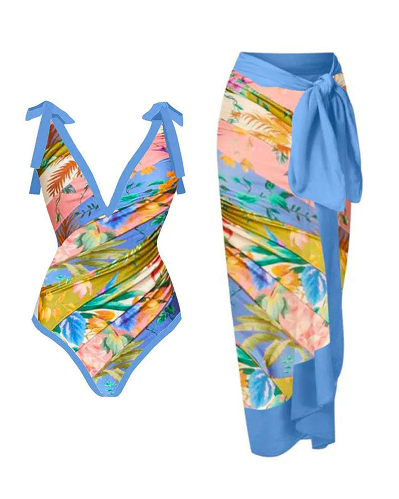 Capri Summers Swim Set SkyBlue527