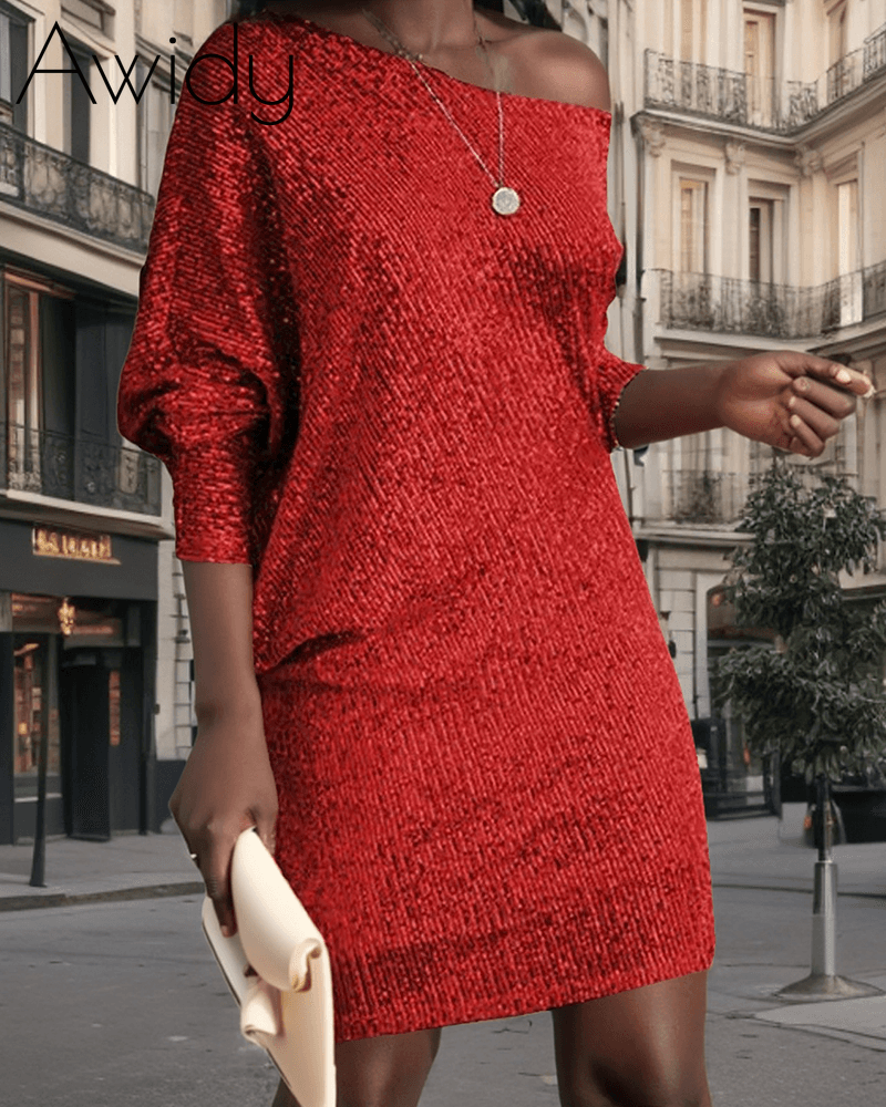 THE SHINE EDIT SEQUIN DRESS
