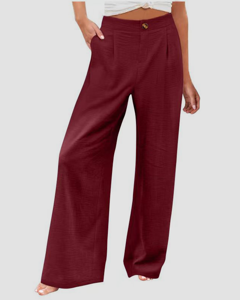 Loose but Polished Satin Pants