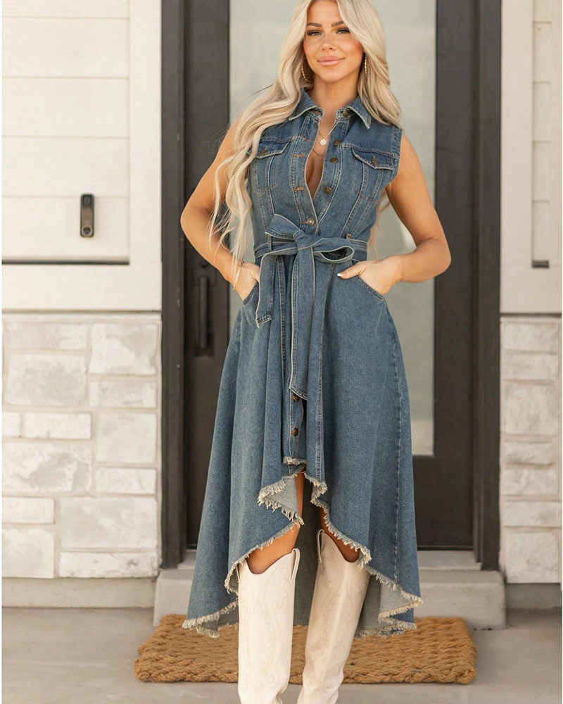 Raw Cut Muse Dress