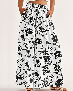 Airy Shape Palazzo Pants