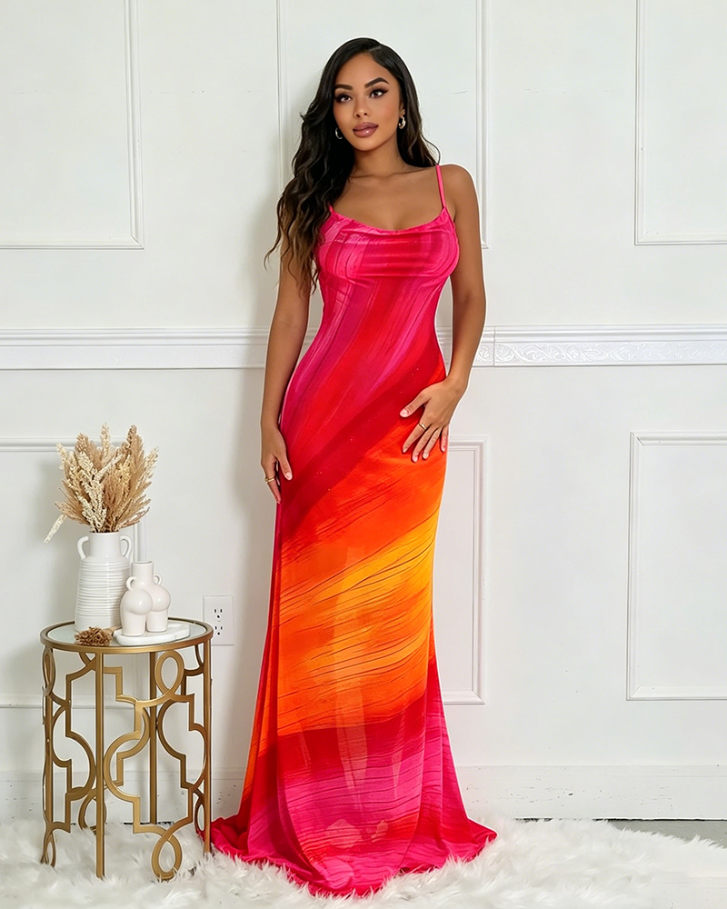 Rainbow Horizon Dress