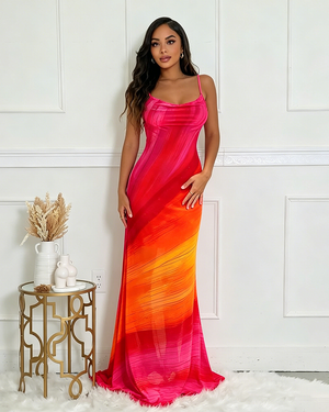 Rainbow Horizon Dress