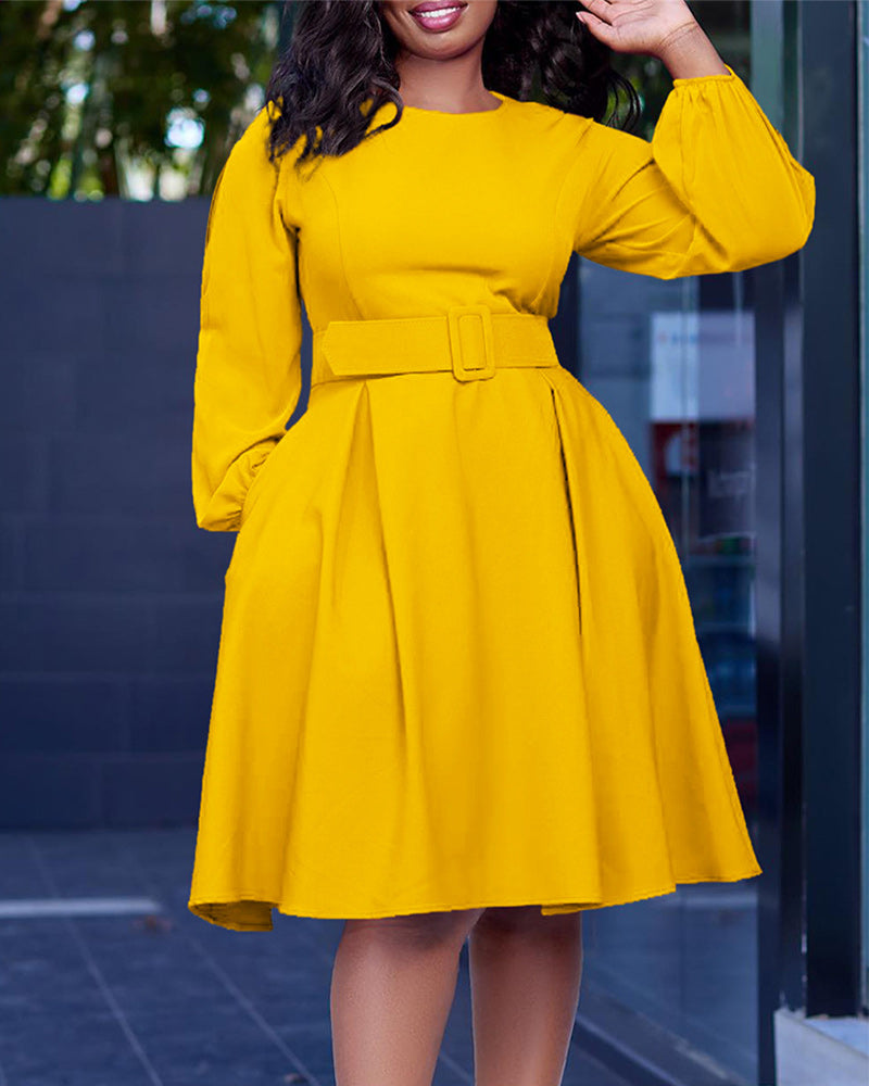Eileen Midi Dress Yellow