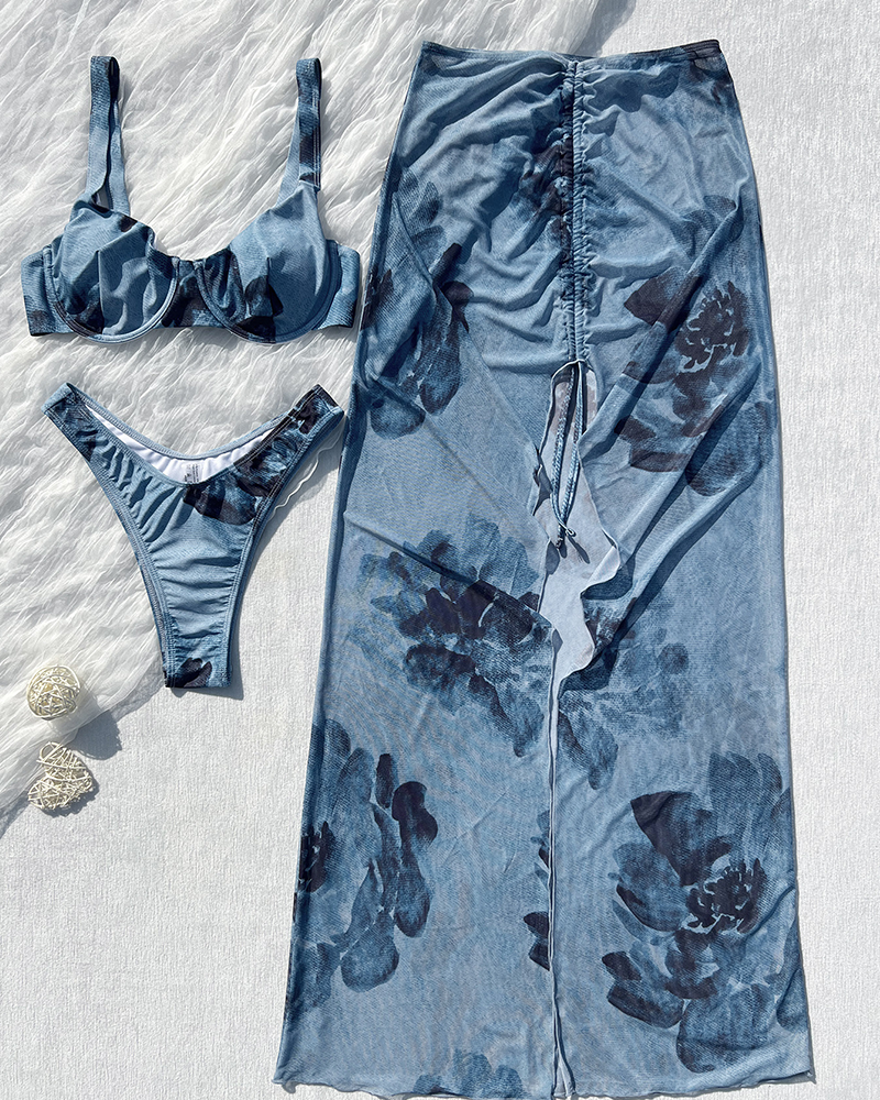 Royal Petal Bikini Set