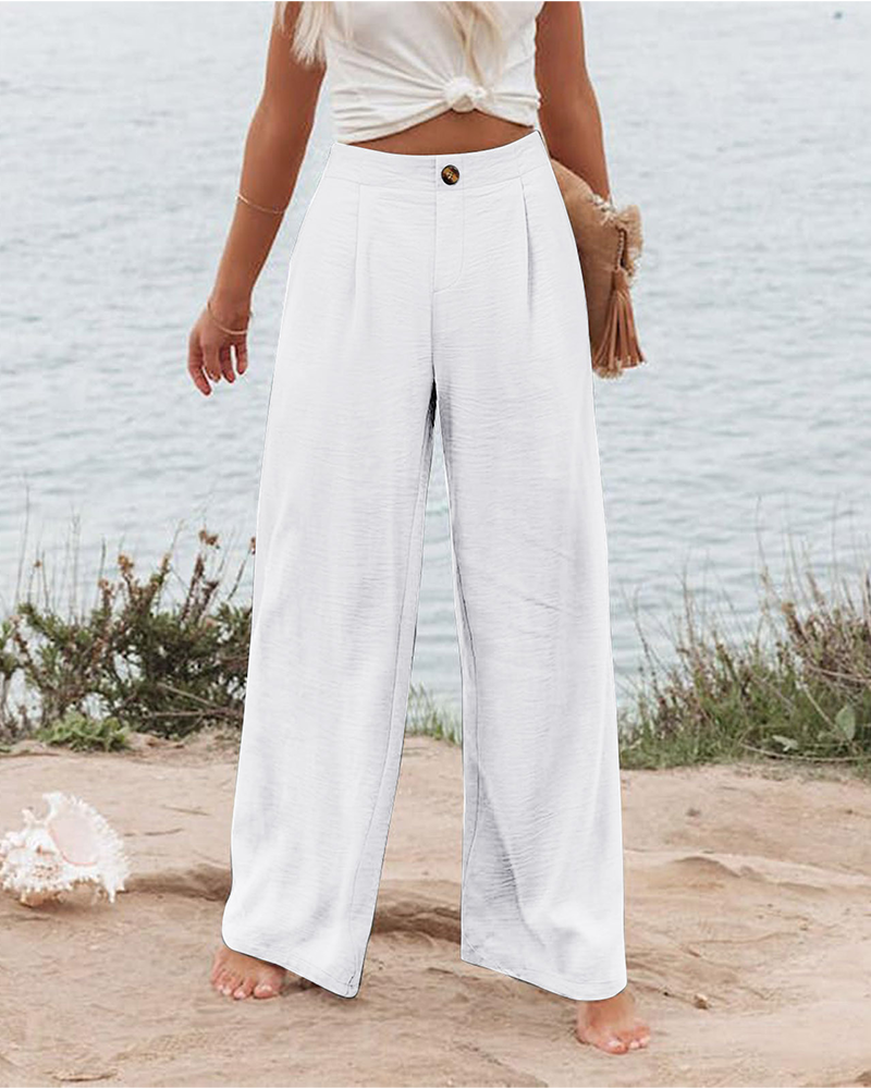 Loose but Polished Satin Pants