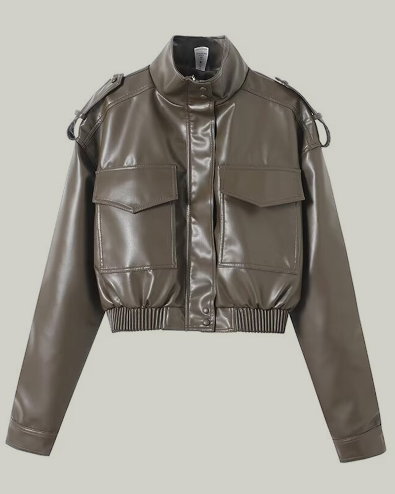 Essential Faux Leather Jacket