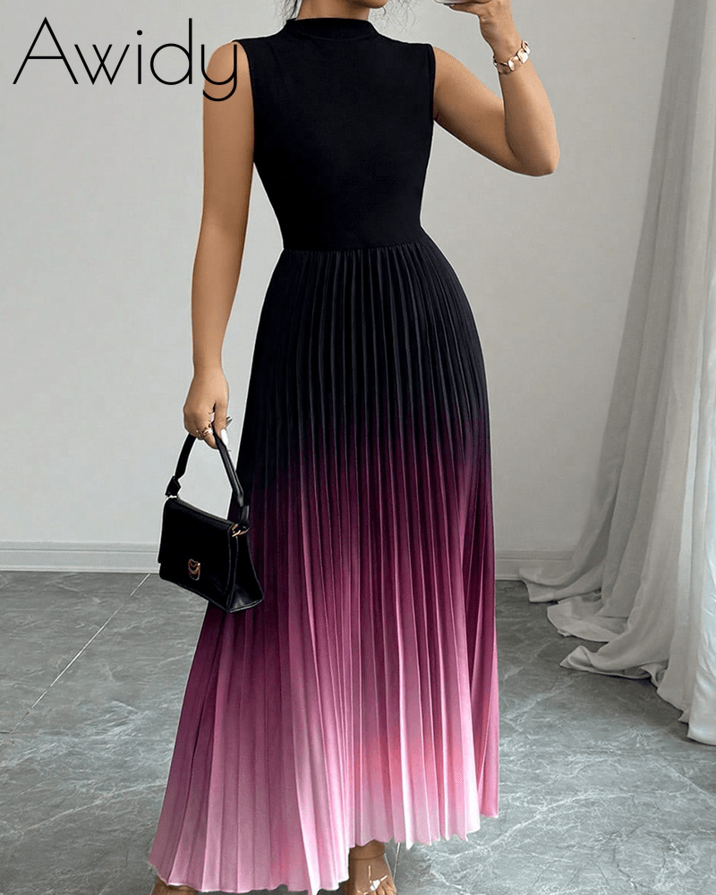 Ombre Print Tank Dress