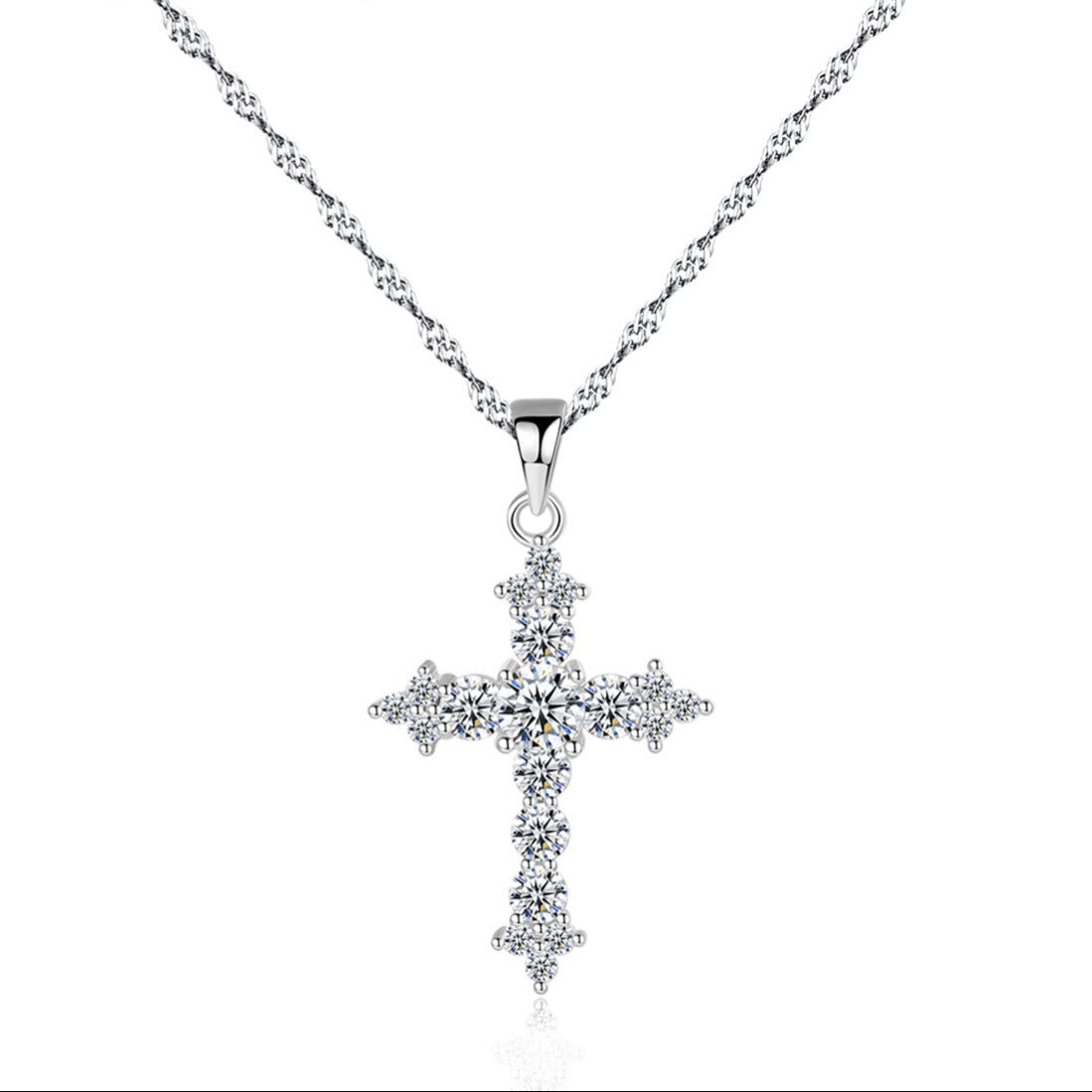 Cross Zirconia Necklace