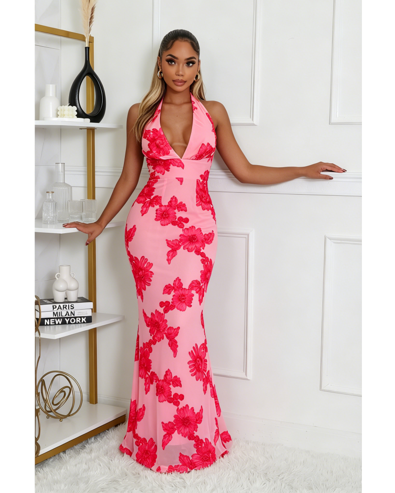 Love Muse Halter Maxi Dress