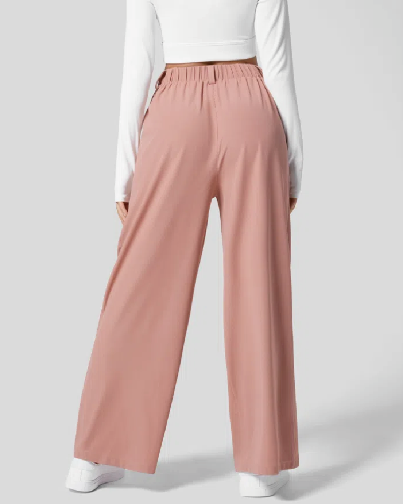 Arbeitshose mit Waffelmuster und weitem Bein