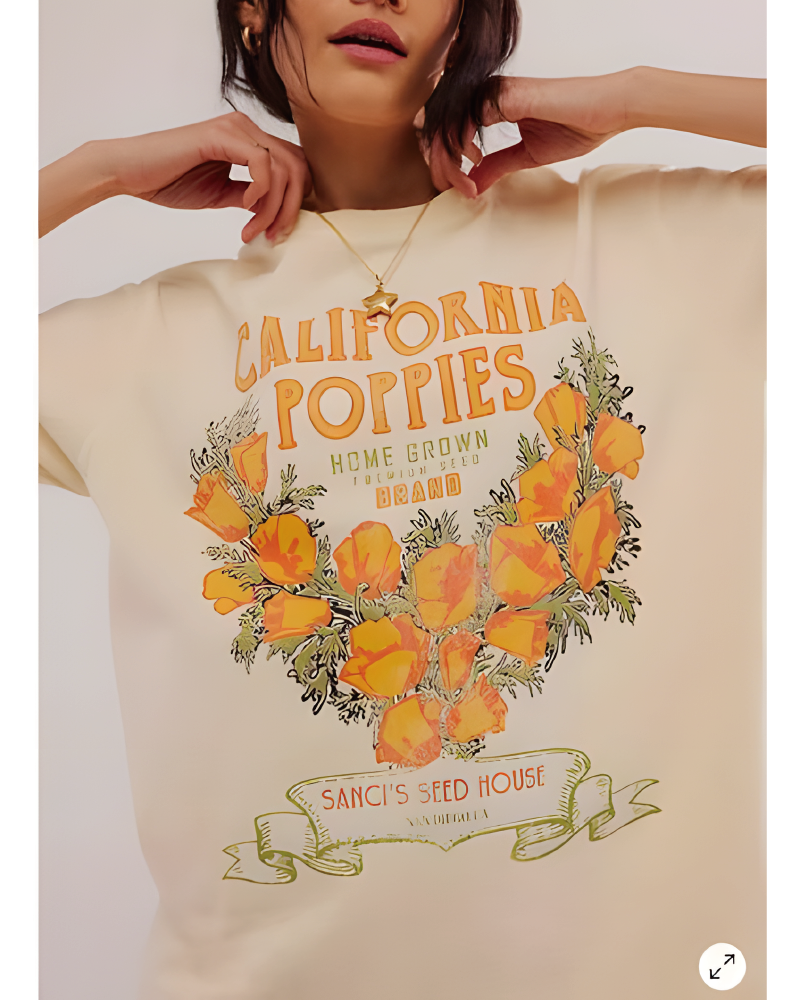 Harvest Vintage Wash Tee Beige