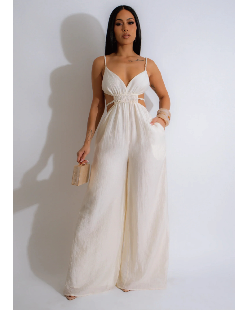 Oasis Jumpsuit Cream