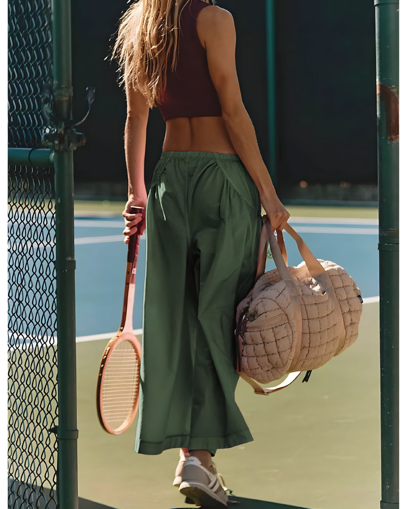 Wide Leg Paratrooper Pants