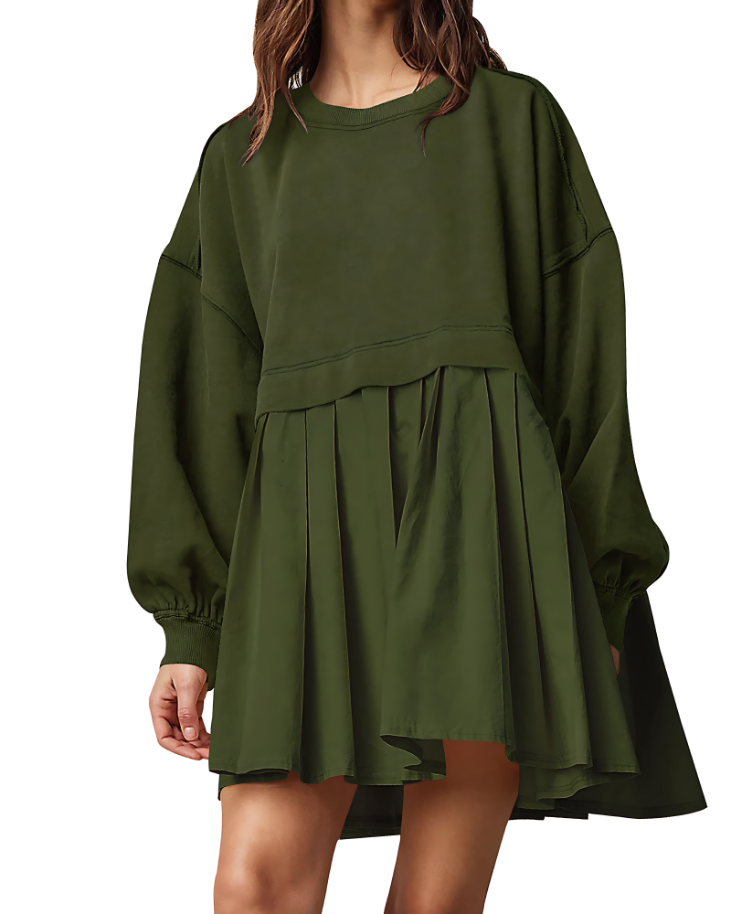 On My Way Mini Dress Olive