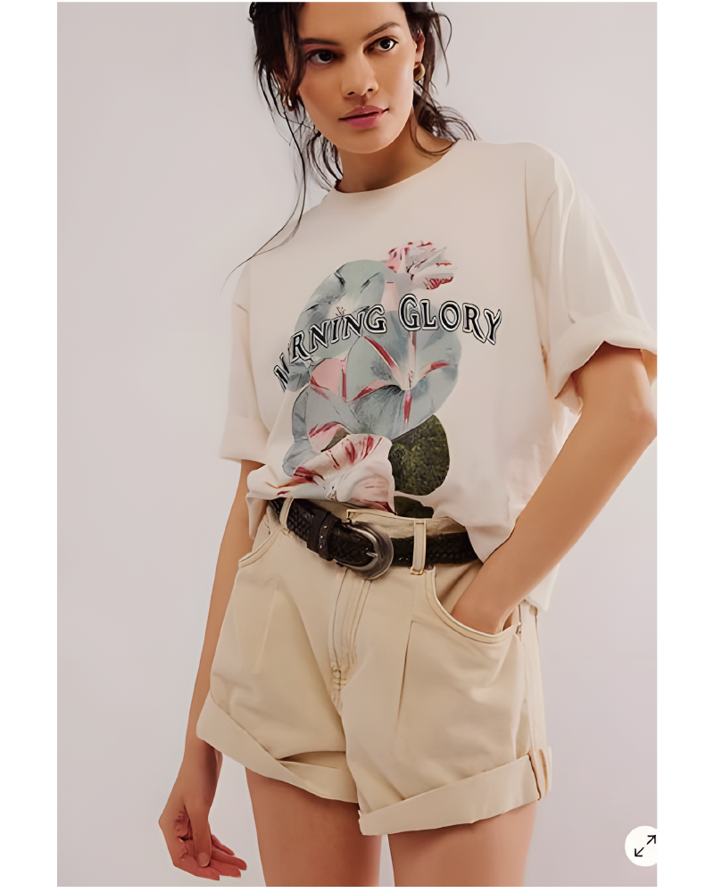 Harvest Vintage Wash Tee Cream