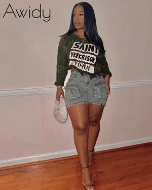 Snap Cargo Jeans
