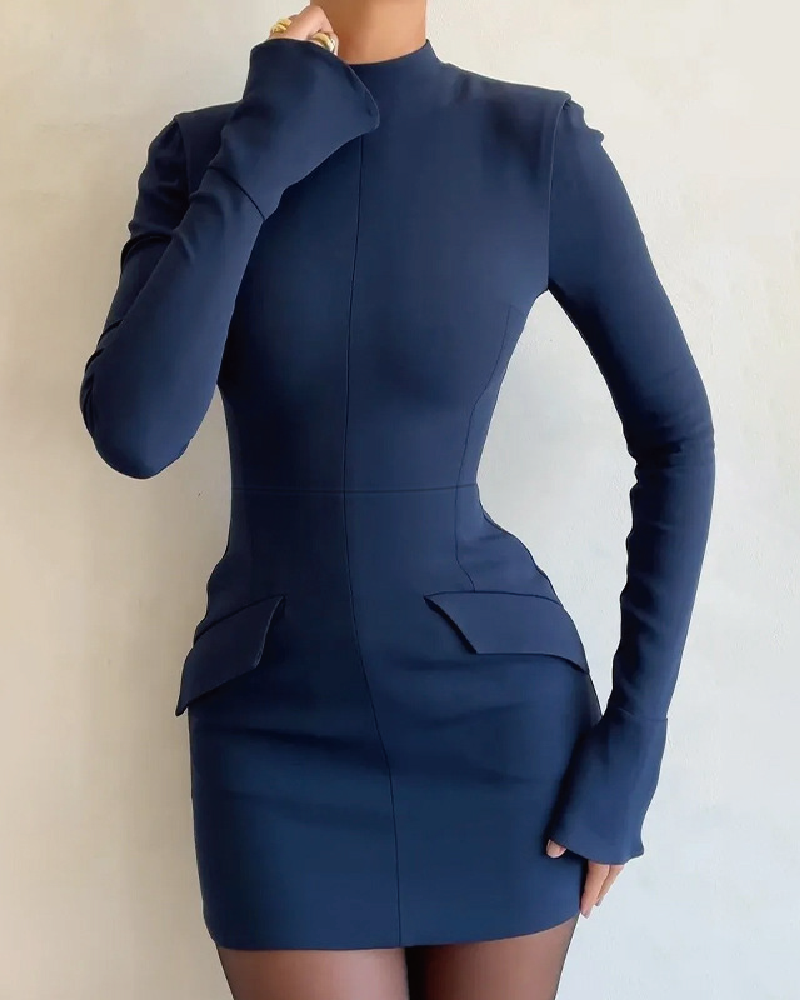 Gigi Dress Navy