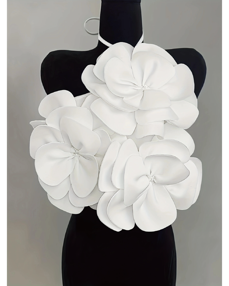 Love In Sight Flower Top White