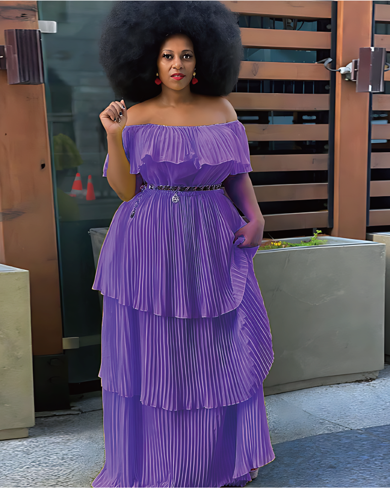 Elizah Dress Purple