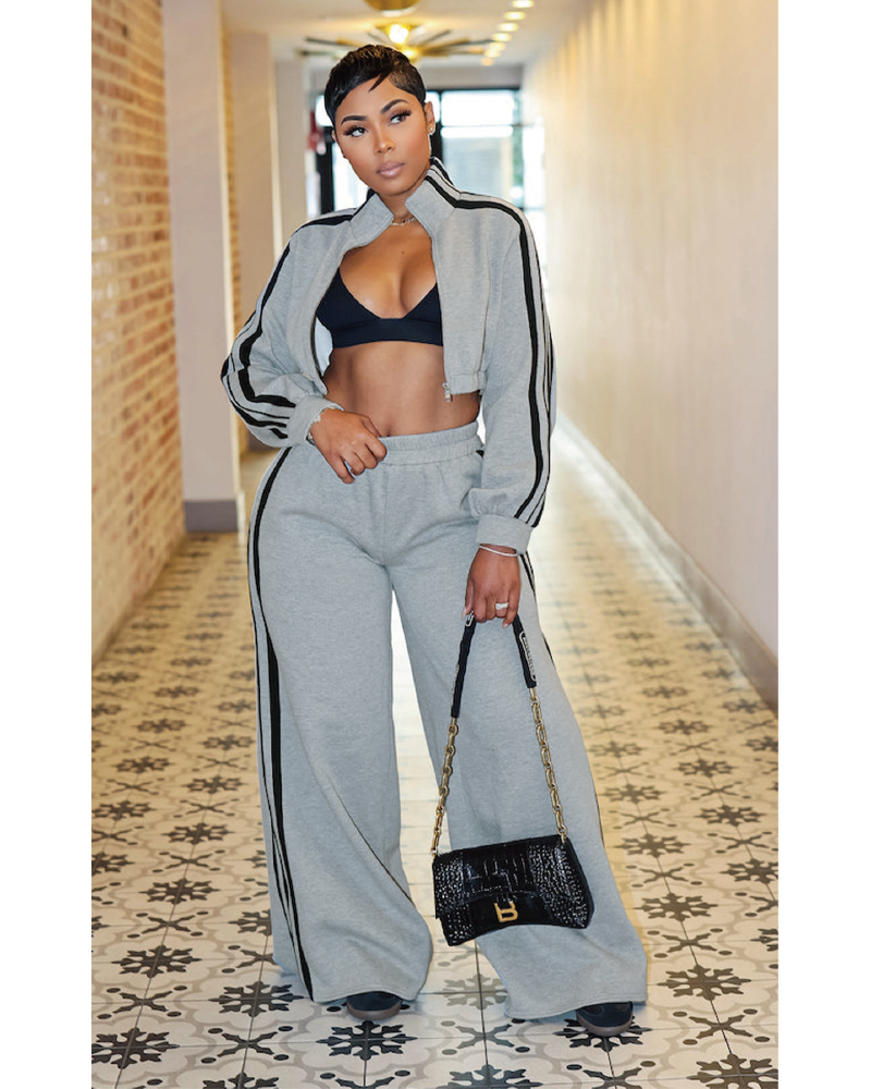 Shiloh Pants Set Grey