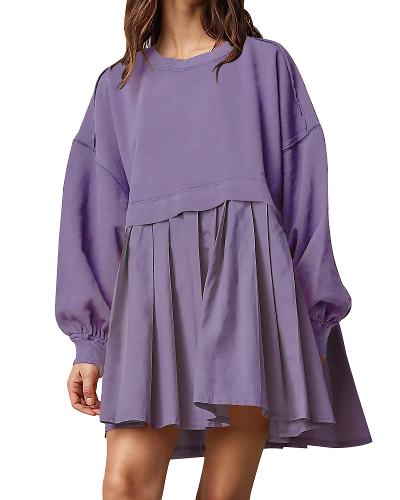 On My Way Mini Dress Purple