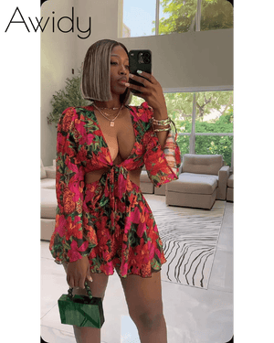 Miami's Calling Dress Red