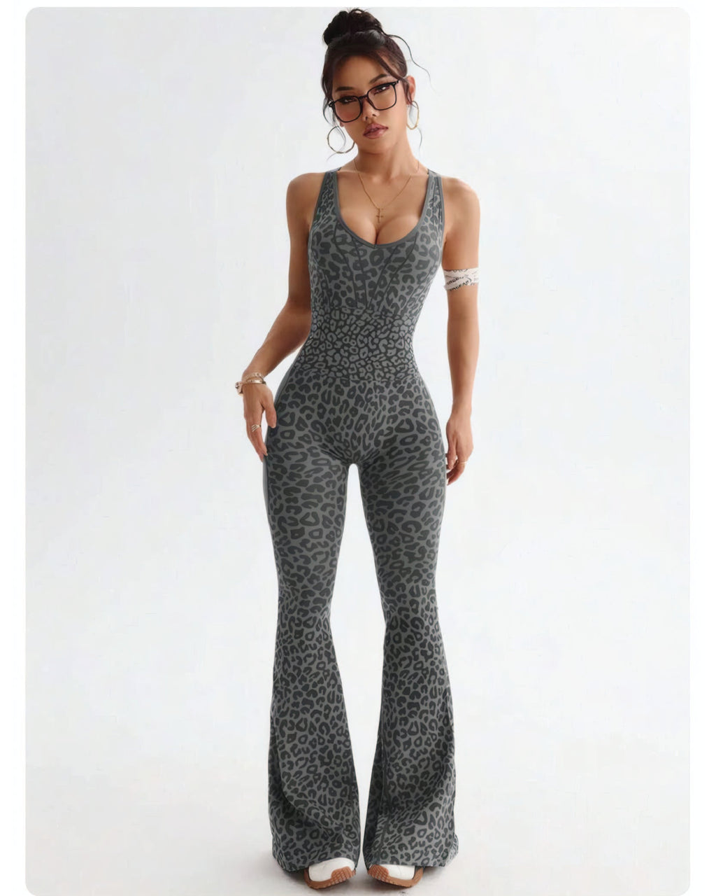 Leopard Print One-Piece