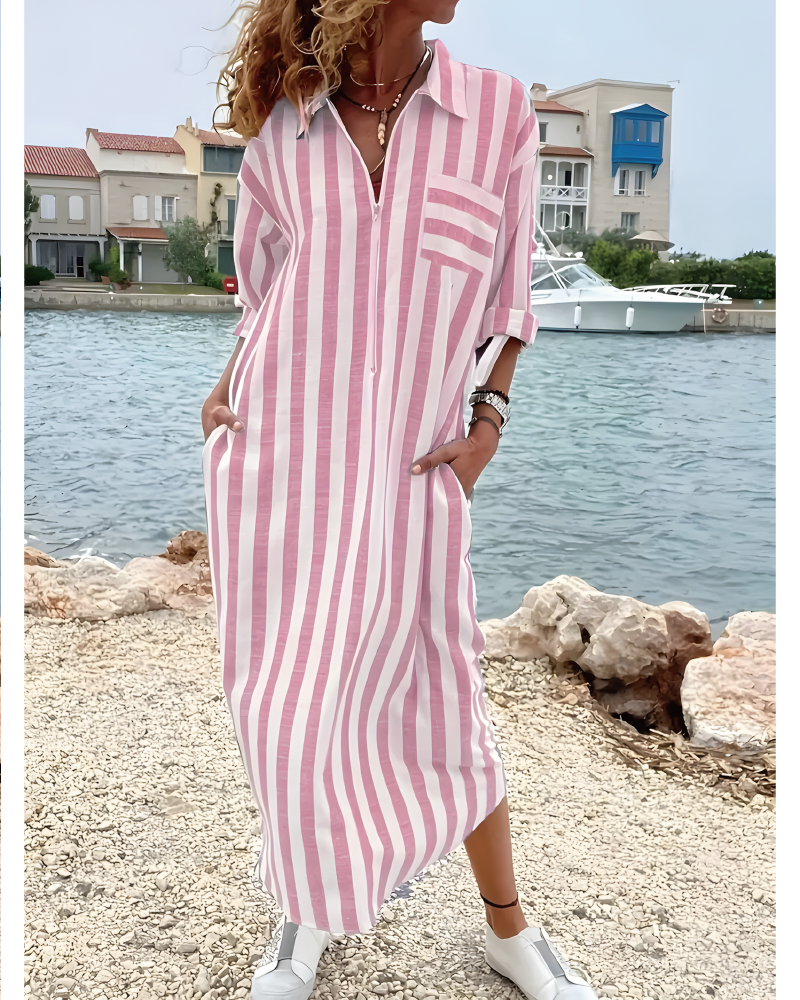 Vintage Safari Shirt Dress