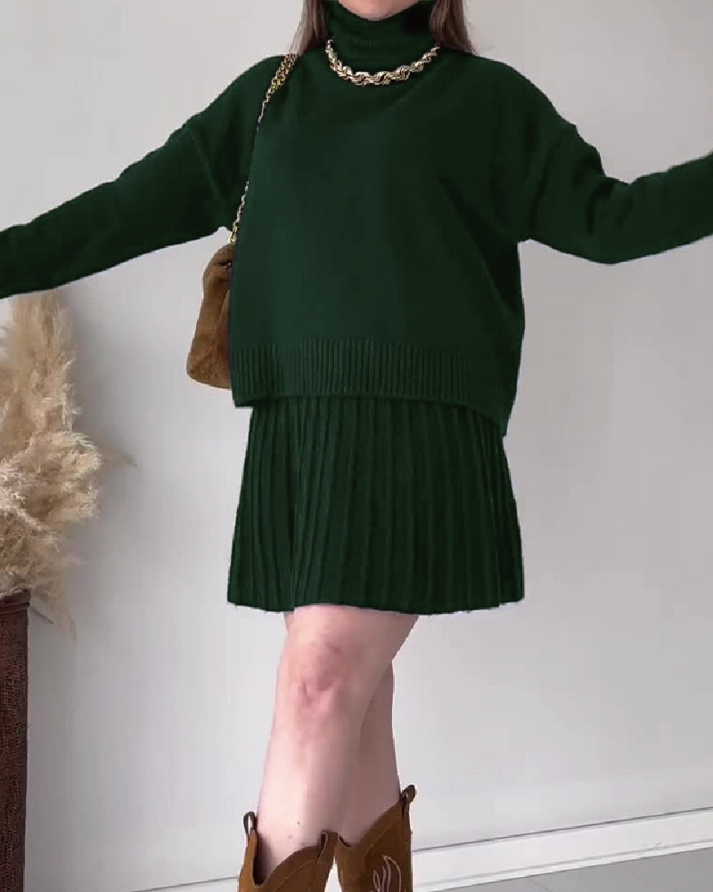 Avalee Skirt Set Green