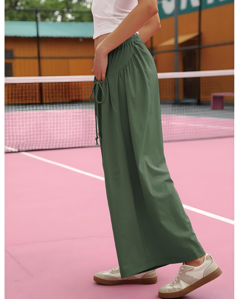 Wide Leg Paratrooper Pants