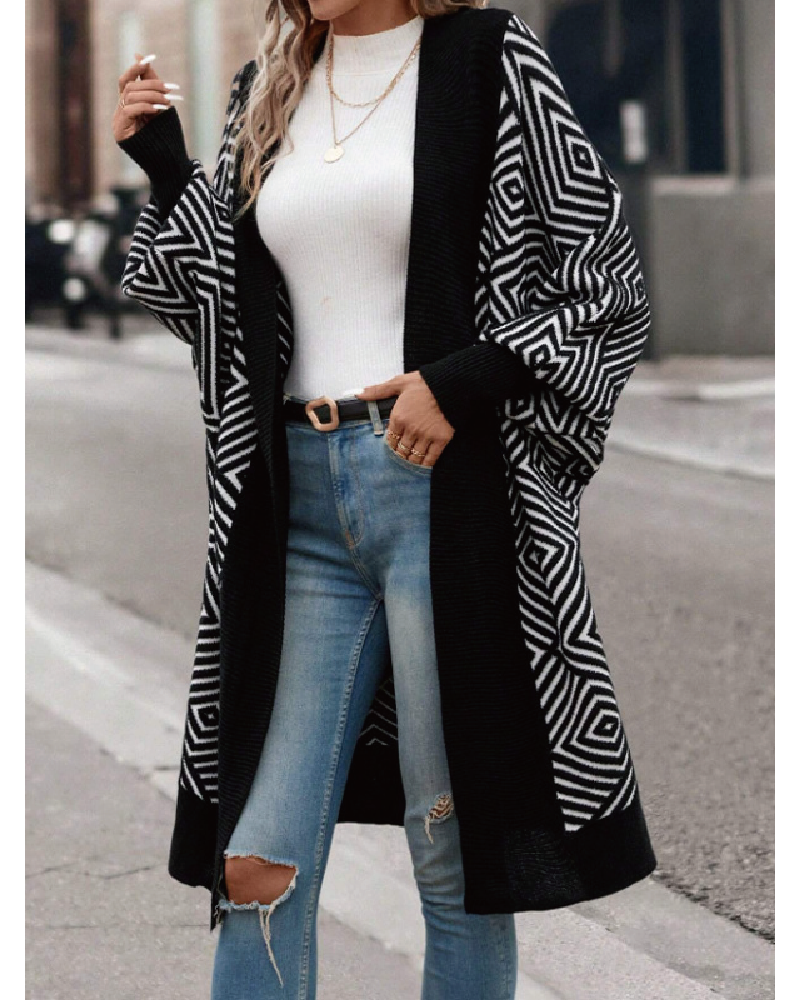 Check This Out Cardigan Black