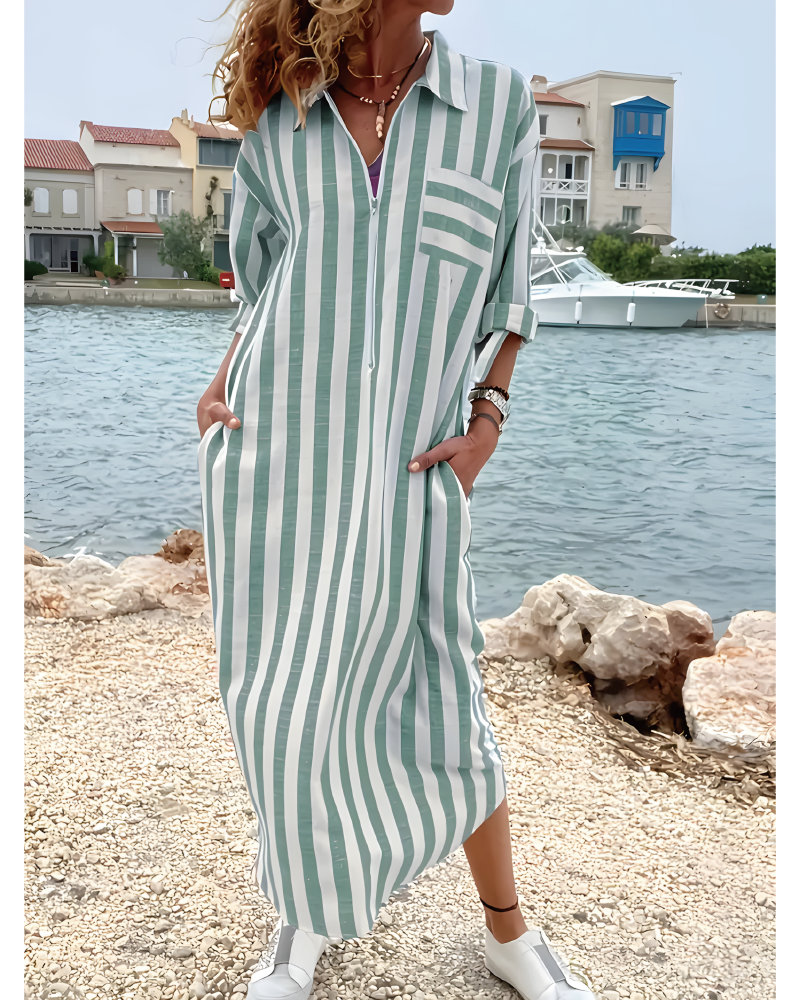 Vintage Safari Shirt Dress