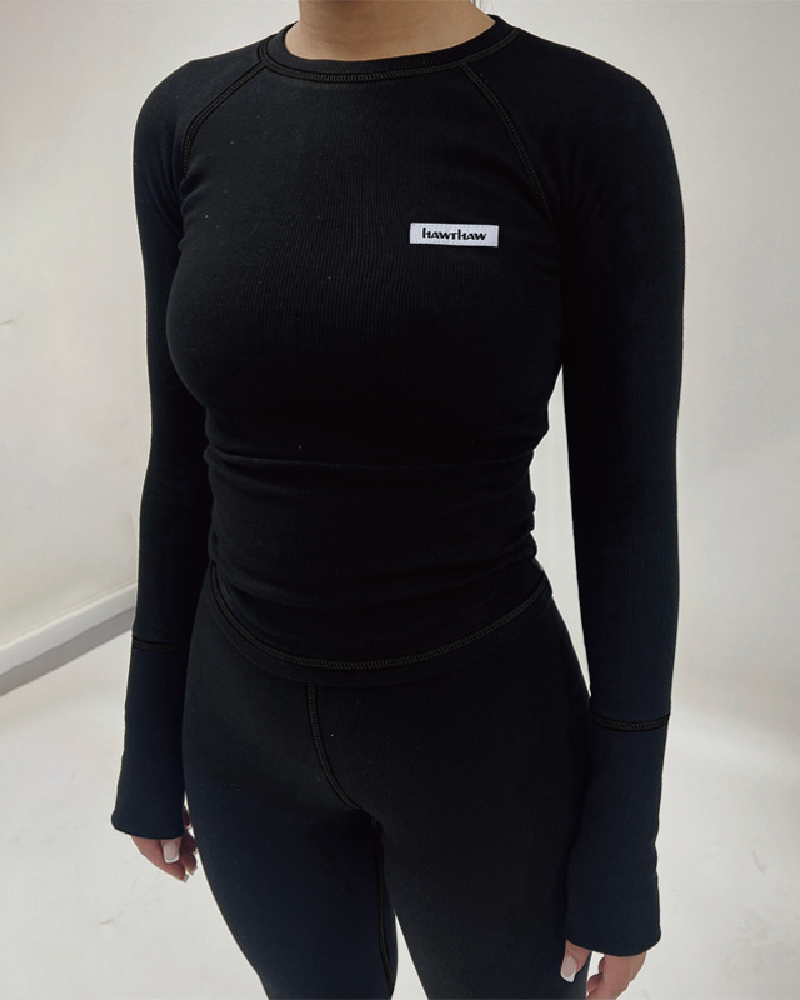 Hawthaw Two-Piece Set Black