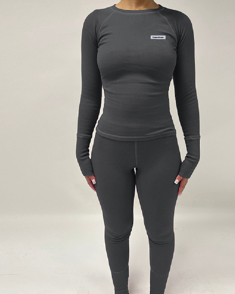 Hawthaw Two-Piece Set Gray