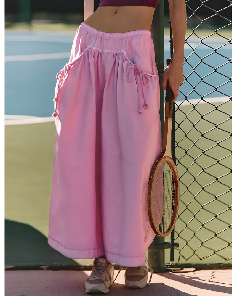 Wide Leg Paratrooper Pants