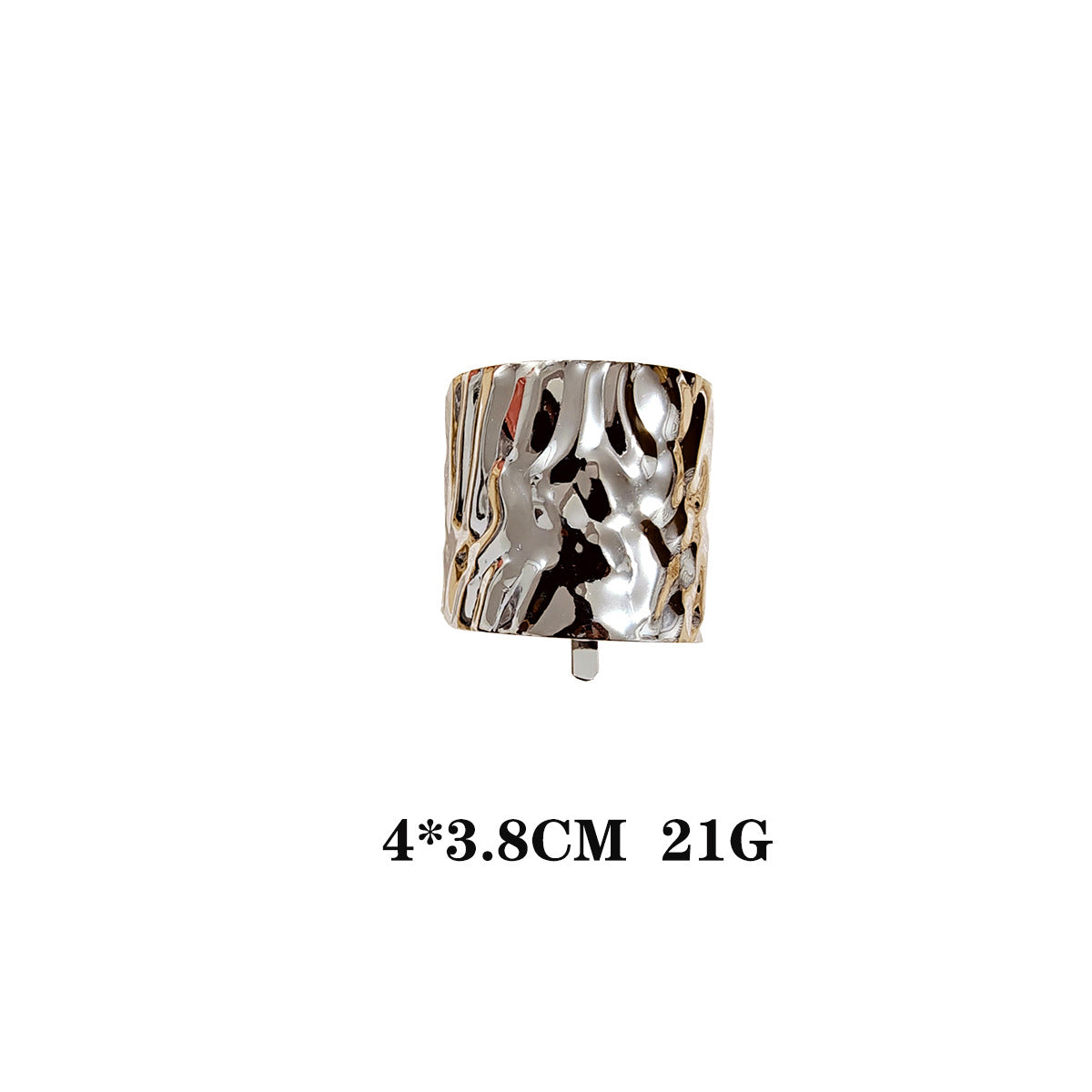 Metal Hair Clip with Horse Tail Design