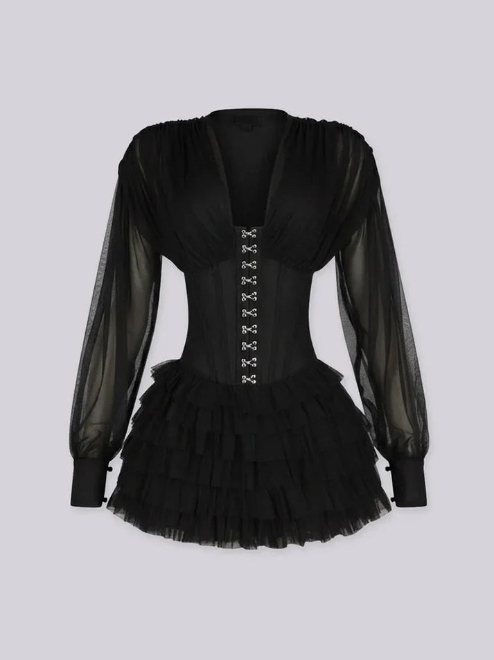 Corset Tulle Romper