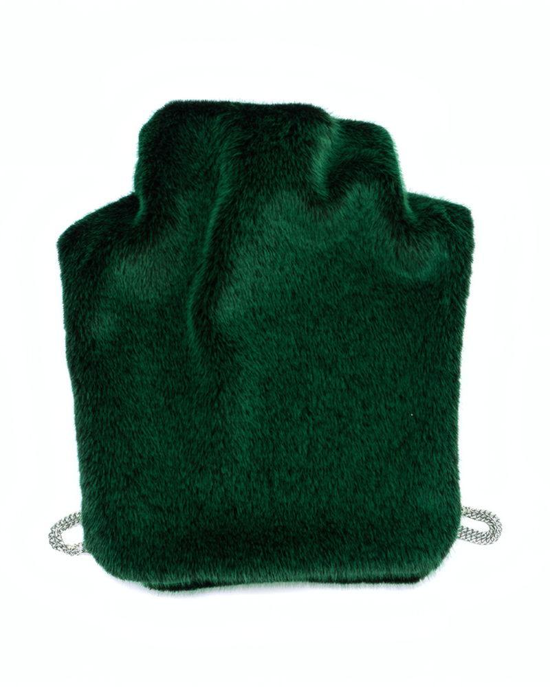 HEADED TO ASPEN SLEEVELESS FUR TOP