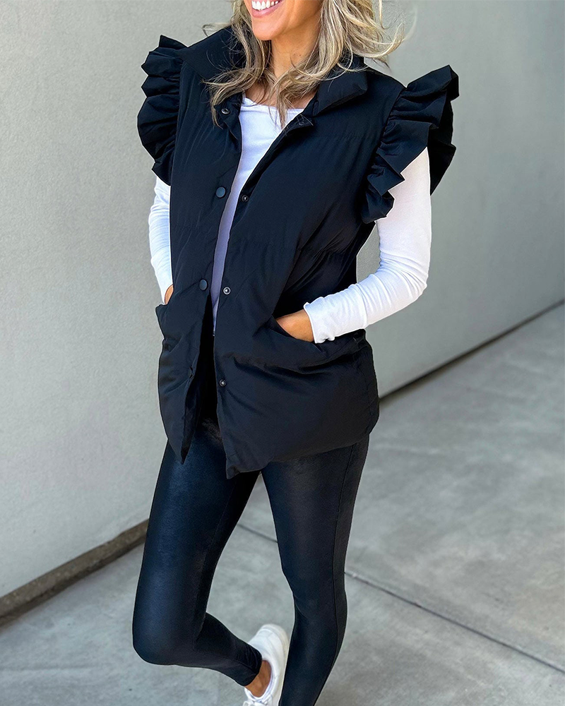 Worth My Time Vest Black