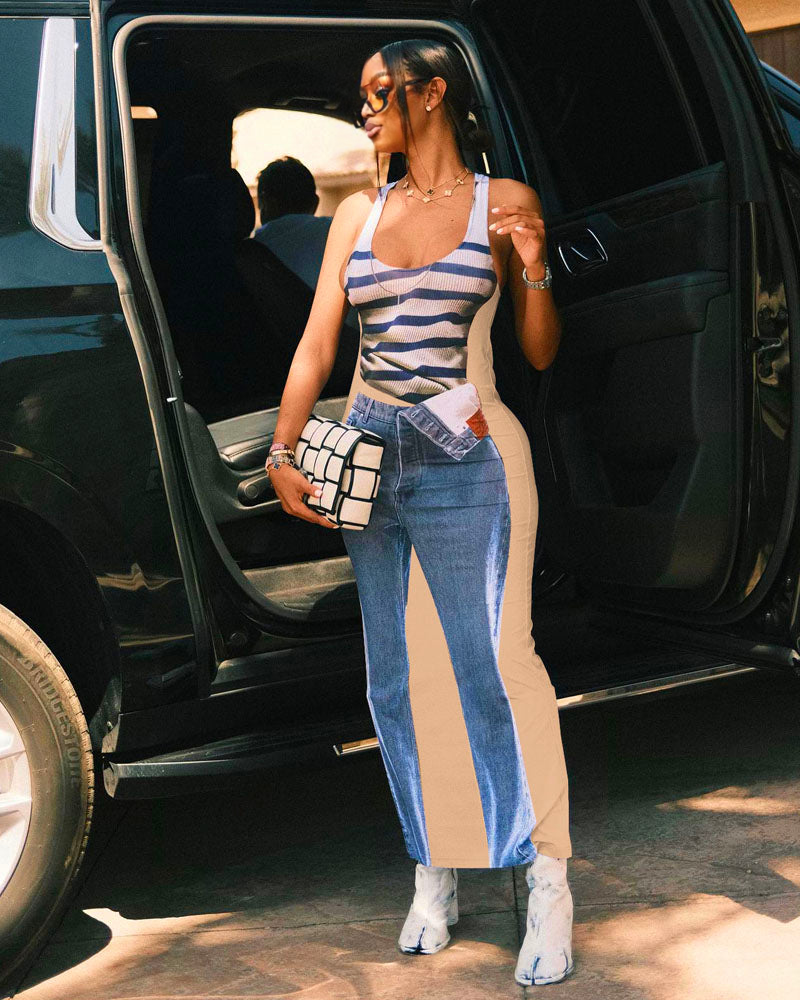 ON MY BODY DRESS Khaki