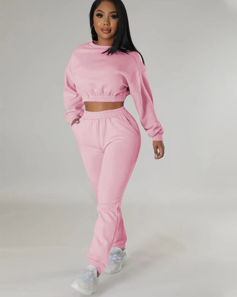 Gentle Touch Pant Set Pink