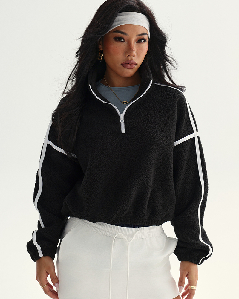 Retro Sport Half-Zip Fleece Pullover