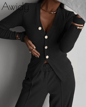 Relaxed Refinement Knit Set