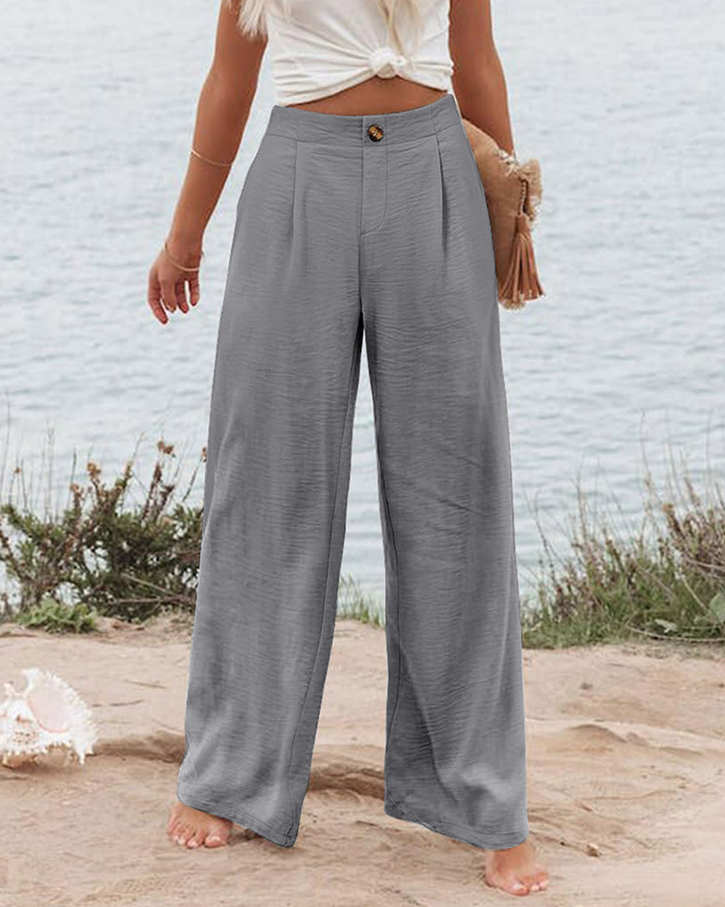 Loose but Polished Satin Pants